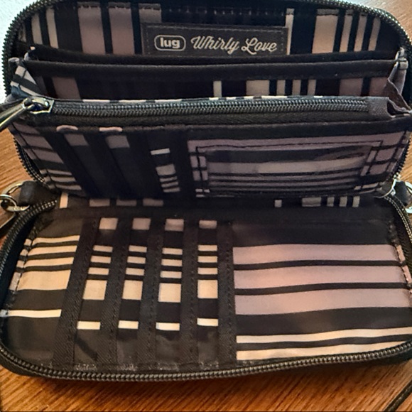 Lug Black Wristlet with Love Script - Picture 8 of 11